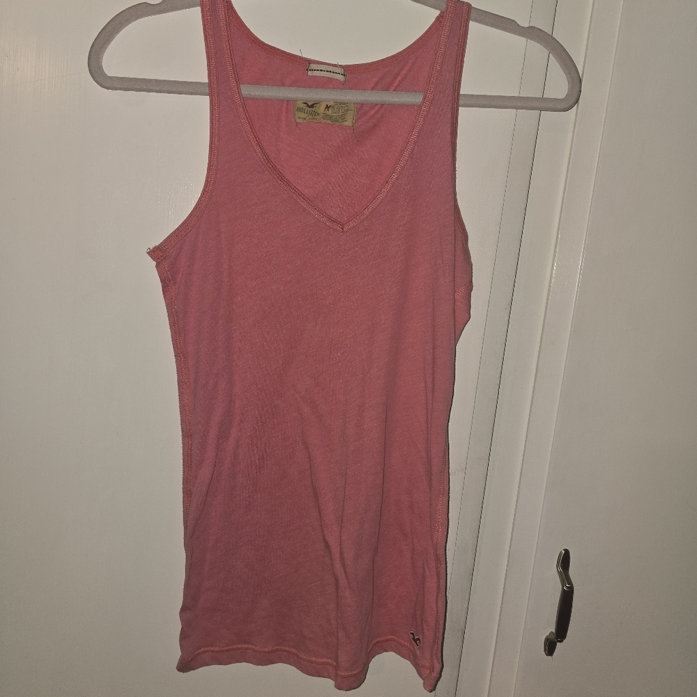 Women's Hollister Pink Tank Top Size M